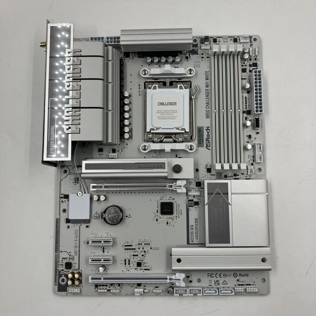 中古 ASRock B850 Challenger WiFi White (B850 AM5 ATX) 3280022957