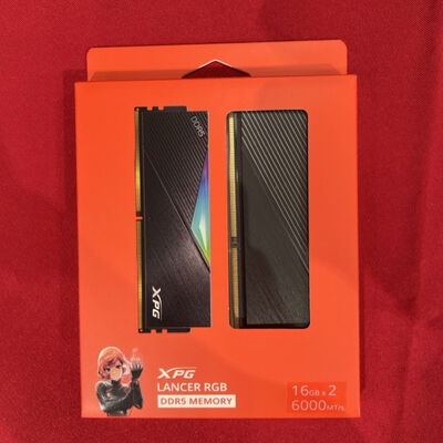 【静岡東瀬名店】中古  ADT AX5U6000C3016G-DCLARBK-DP(DDR5-6000 16GBx2) 5140001242 