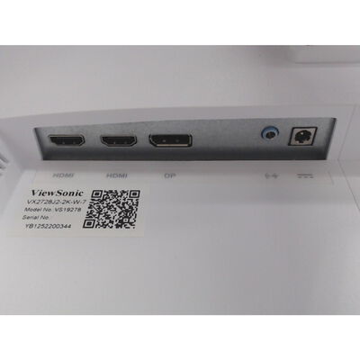 【前橋ｲﾝﾀｰｱｶﾏﾙ店】中古  Viewsonic VX2728J2-2K-W-7 (27"W 2H1DP 240Hz WQHD) 4540001604 