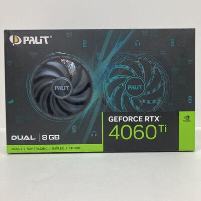 【神戸・三宮店】中古  Palit NE6406T019P1-1060D (RTX4060Ti Dual 8G) 175562 