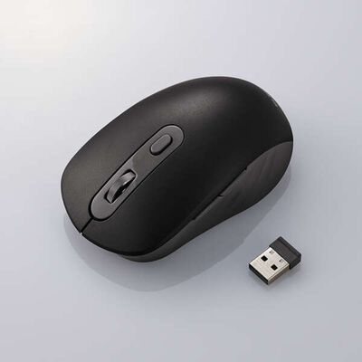 エレコム  M-MY35MBSBK (OSMOD Six USB無線/Bluetooth 充電静音マウス [6ボタン/Mサイズ] ブラック) 