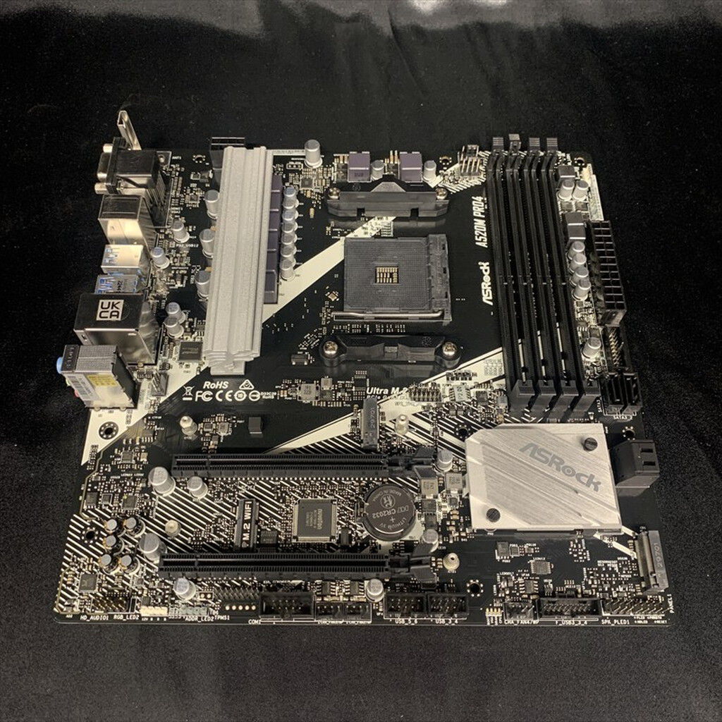 中古 ASRock A520M Pro4 (A520 AM4 mATX DDR4) 143666 （394862