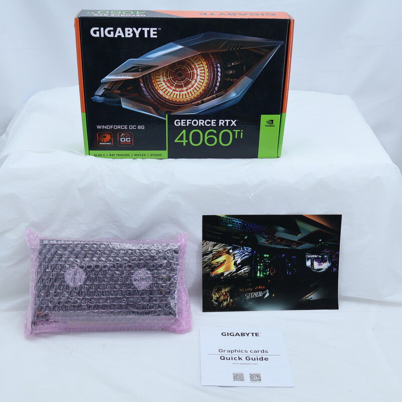 中古 GIGABYTE GV-N406TWF2OC-8GD (RTX4060Ti 8G) 175566 （399103