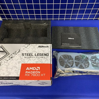 【横浜駅前店】中古  ASRock RX7800XT SL 16GO(RX7800XT Steel Legend OC) 3400009004 