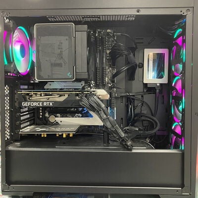 【新潟店】中古  オリジナルPC (Ryzen 7 5700X/64GB/SSD500GB/HDD2TB/RTX3060Ti/W11H) 3290007172 