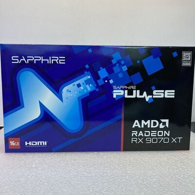 【京都店】中古  SAPPHIRE PULSE Radeon RX 9070 XT GAMING 16GB　(RX9070XT 16GB) 3180006585 