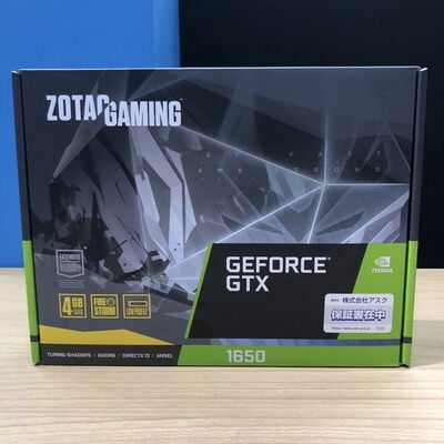 【甲府飯田店】中古  ZOTAC ZT-T16520H-10L (GTX1650 4G GDR5) 4720002102 