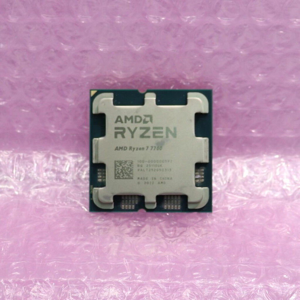 中古 AMD Ryzen 7 7700 (AM5/3.8GHz/40M/C8/T16/65W) 1460024624