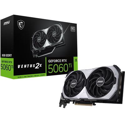 MSI  GeForce RTX 5060 Ti 8G VENTUS 2X OC CLASSIC (GeForce RTX 5060 Ti 8GB) 