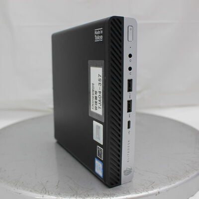 【通販センター】中古  HP EliteDesk(Intel Core i5 8500T/12GB DDR4 (PC4)/SSD1TB/なし/オンボード/W11H64 MAR) 195214 
