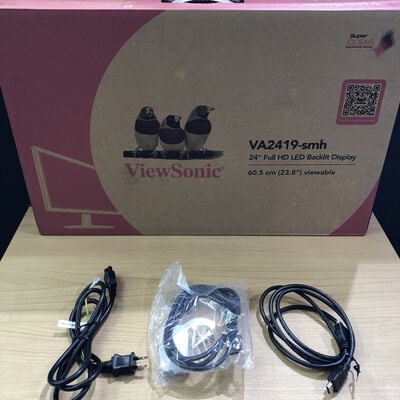 【甲府飯田店】中古  Viewsonic VA2419-SMH-7 (23.8”W 1A1H 5ms IPS) 182907 