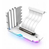 EZDIY  AH00 PCIe 5.0 ARGB Vertical GPU Mount White YIHPI348-1 (PCIe 5.0 ARGB垂直グラフィックボードホルダー ホワイト) 
