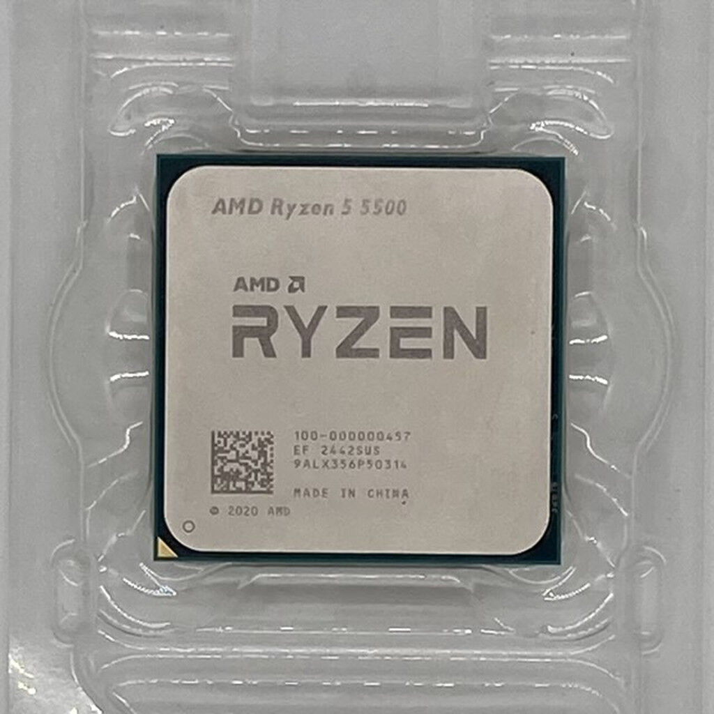 中古 AMD Ryzen 5 5500 (AM4/3.6GHz/19M/C6/T12/65W) 150184 （401112