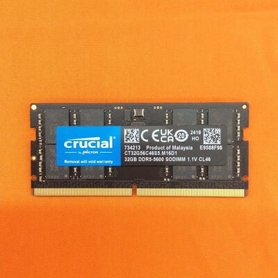 【なんば店】中古  Crucial CT32G56C46S5.M16D1(SO DDR5 PC5-44800 32G) 1460026033 