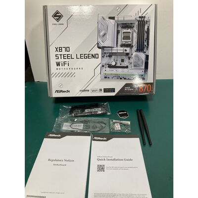 【富山本郷店】中古  ASRock X870 Steel Legend WiFi (X870 AM5 ATX DDR5) 172202 
