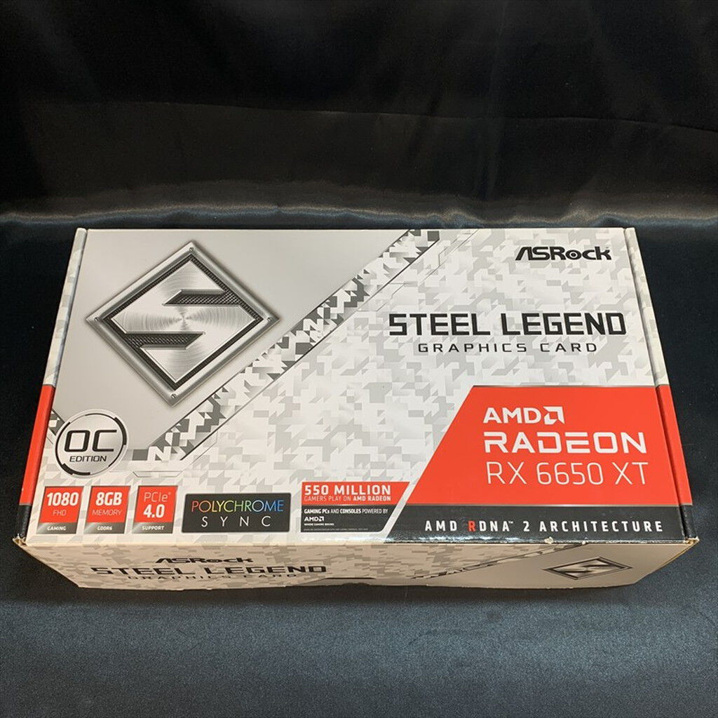 中古 ASRock RX6650XT SL 8GO (RX 6650XT 8GB GDDR6) 3400009330