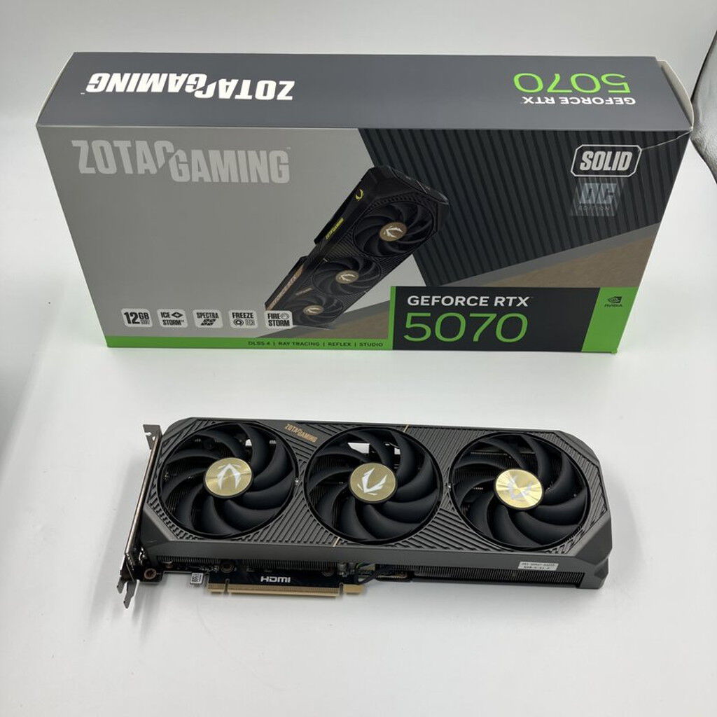ZOTAC GeForce RTX5070 SOLID OC 新品未開封 販売終了】 ZOTAC GAMING GeForce RTX 5070 SOLID OC | PCパーツ