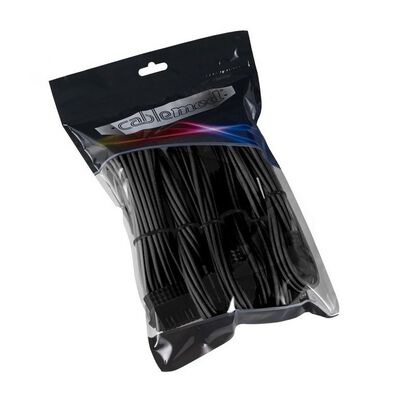 CableMod  CM-PCAB-BKIT-NKK-3PK-R (ケーブル延長キット ブラック) 