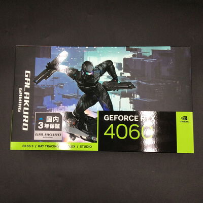 【秋葉原本店】中古  玄人志向 GG-RTX4060-E8GB/SF (RTX4060 8G) 175575 