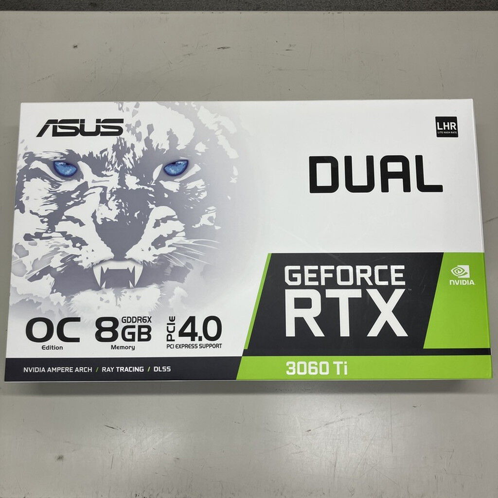 中古 ASUS DUAL-RTX3060TI-O8GD6X-WHITE 3330003201 （315663