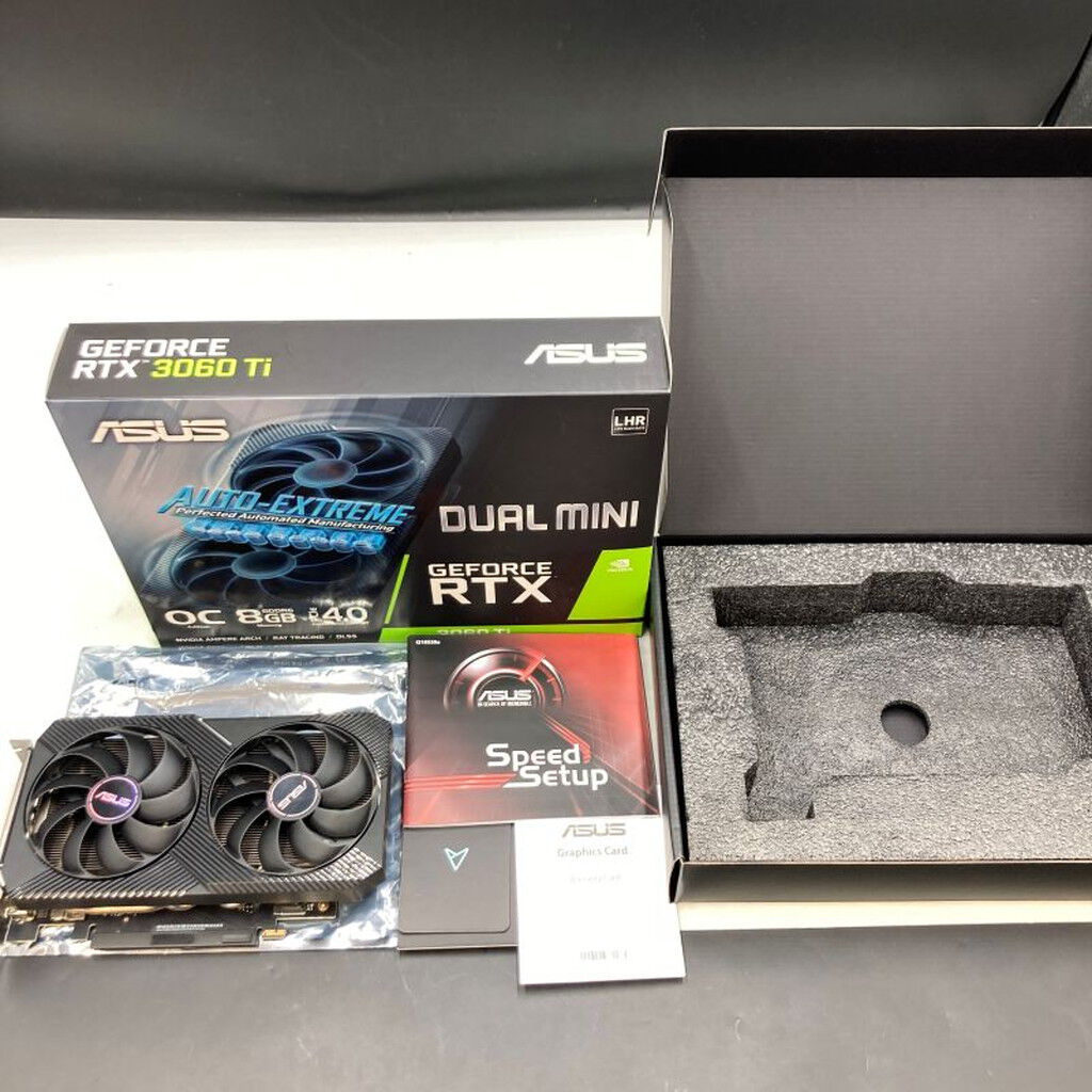中古 ASUS DUAL-RTX3060TI-O8G-MINI-V2 (RTX3060Ti 8GB) 175521