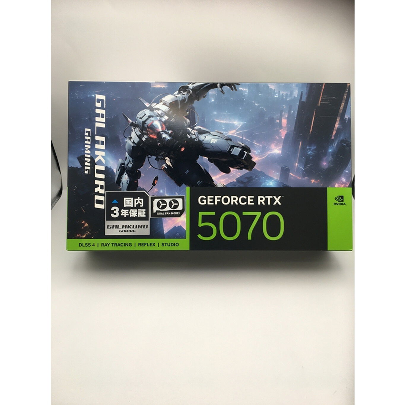 中古 玄人志向 GG-RTX5070-E12GB/OC/DF（RTX5070 12GB） 3480038988