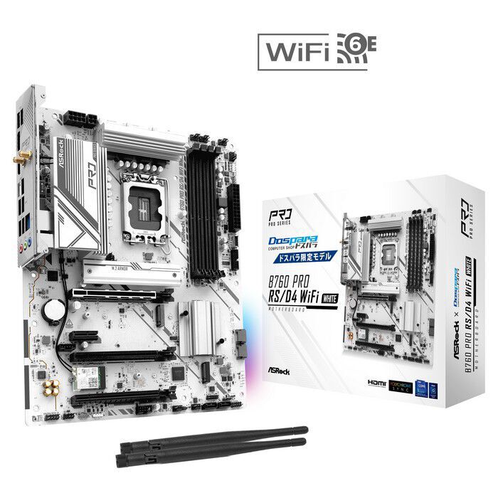 注目の福袋！ ASRock ドスパラ ATX) 1700 (B760 White WiFi RS/D4 Pro B760 マザーボード
