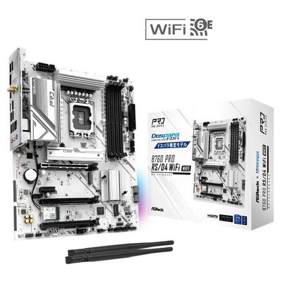 ASRock  B760 Pro RS/D4 WiFi White (B760 1700 ATX) ドスパラ限定モデル 