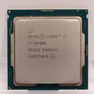 【札幌店】中古  INTEL Core i7 9700K (1151/3.60GHz/12M/C8/T8) 138481 