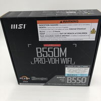 中古  MSI B550M PRO-VDH WIFI (B550 AM4 mATX DDR4) 142922 