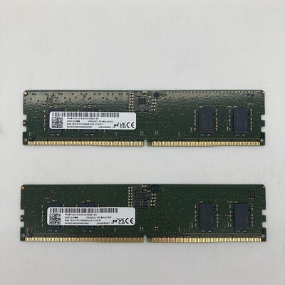 【堺七道店】中古  8GB 2枚組(合計16GB) PC5-44800/DDR5-5600 デスクトップ用 190896 