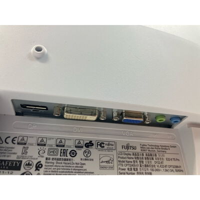 【仙台店】中古  Fujitsu VL-E22-8T　21.5インチ　ワイドモニター　1920ｘ1080（ＦＨＤ） 3240009804 