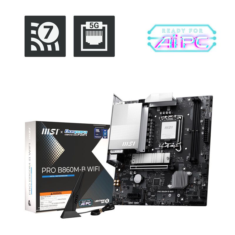 MSI PRO B860M-B WIFI (B860 1851 MicroATX) ドスパラ限定モデル