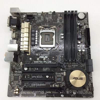 【浜松店】中古  ASUS H97M-PLUS(H97 1150 mATX DDR3) 125713 