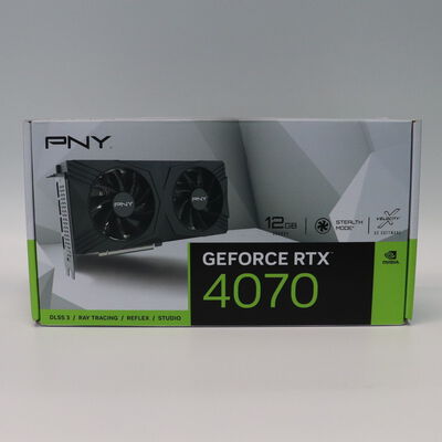 【札幌店】中古  PNY GeForce RTX 4070 12GB VERTO VCG407012DFXPB1(RTX4070 12GB) 3210014413 