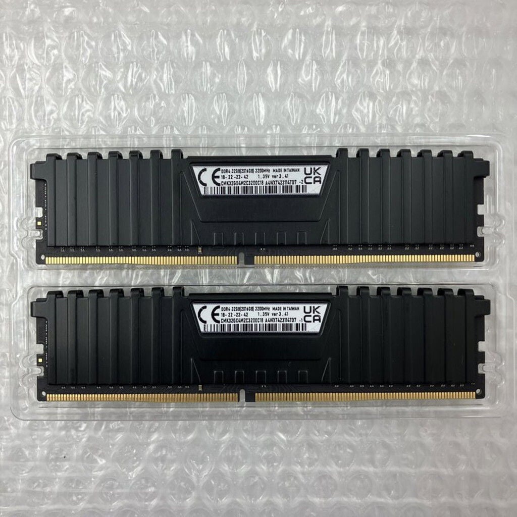 中古 16GB 2枚組(合計32GB) PC4-25600/DDR4-3200 デスクトップ用
