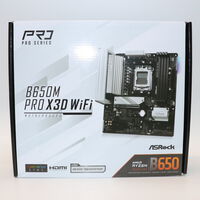 中古  ASRock B650M Pro X3D WiFi(B650M AM5 mATX DDR5) 3480036207 