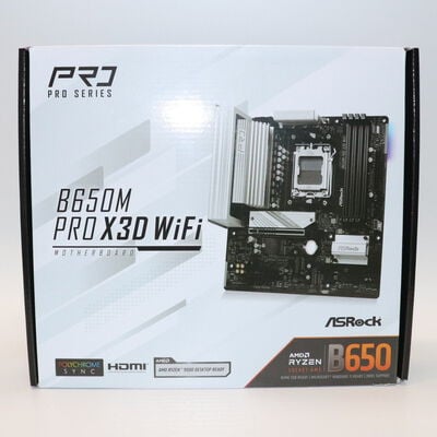 【札幌店】中古  ASRock B650M Pro X3D WiFi(B650M AM5 mATX DDR5) 3480036207 