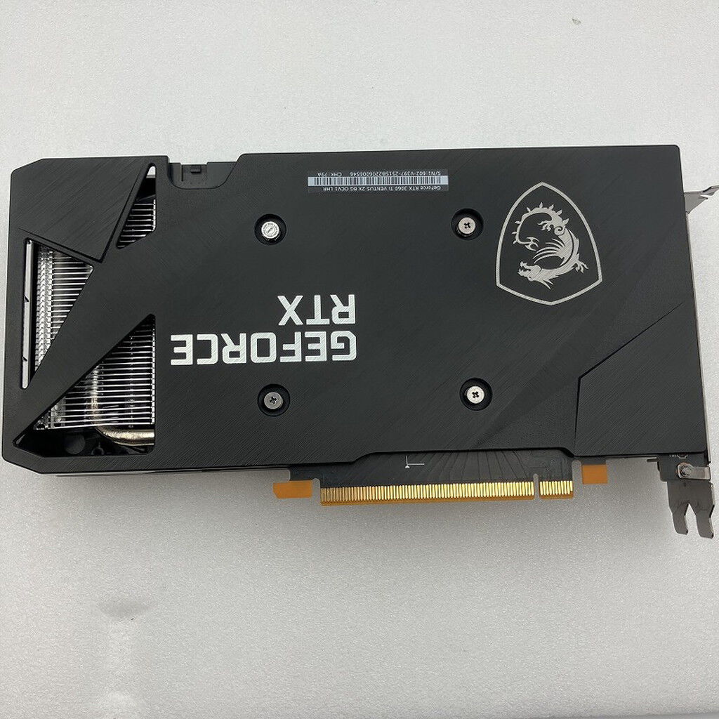 中古 MSI GeForce RTX 3060 Ti VENTUS 2X 8G OCV1 LHR 3290007191
