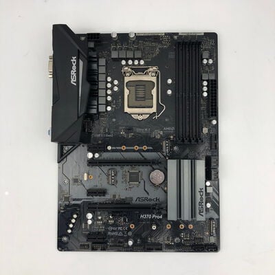 【鹿児島店】中古  ASRock H370 Pro4 (H370 1151 ATX DDR4) 137013 