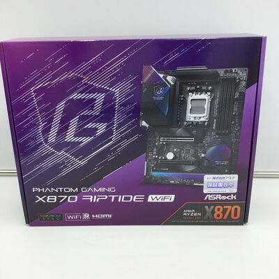 【白山FM松任店】中古  ASRock X870 Riptide WiFi (X870 AM5 ATX DDR5) 172201 
