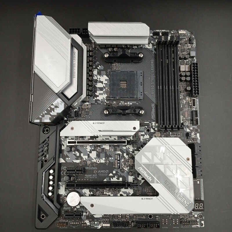 中古 ASRock B550 Steel Legend (B550 AM4 ATX DDR4) 142936