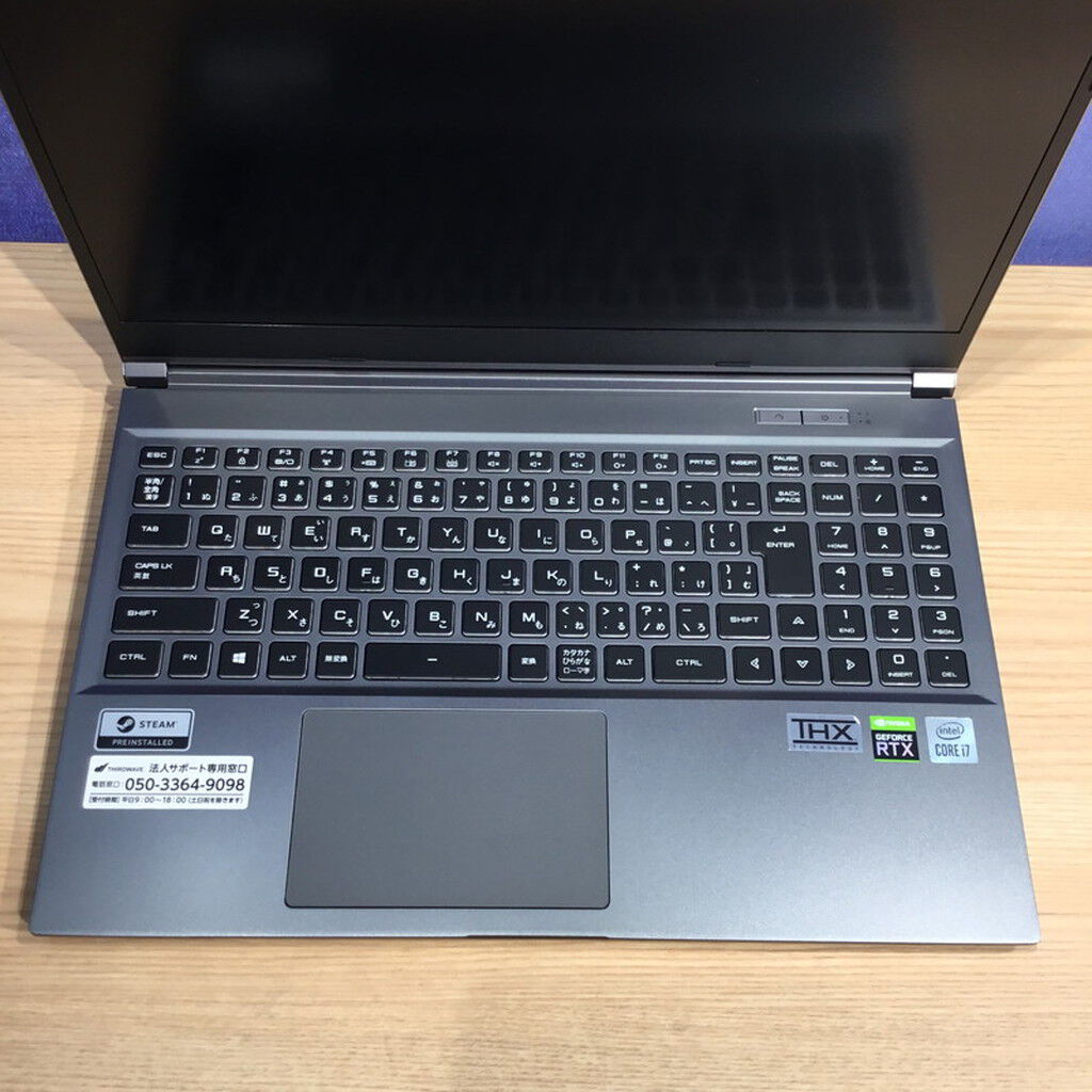 中古 THIRDWAVE GALLERIA XL7C-R36(i7-10875H/16GB/SSD512GB