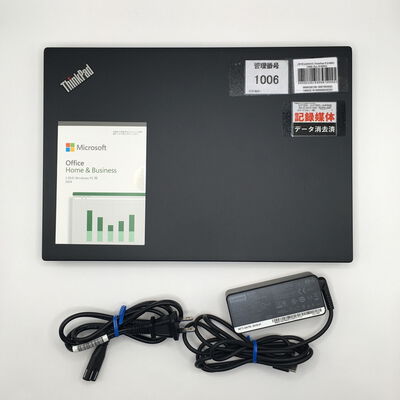 【佐賀南部バイパス店】中古  LENOVO ThinkPad X13 MSO (AMD Ryzen 5 Pro 4650U 2.10GHz/32GB DDR4 (PC4)/SSD256GB/-/オンボード/13.3/1920x1080/Wi-Fi/WEBCAM/W11P/Microsoft Office Home and Business 2024) 190622 