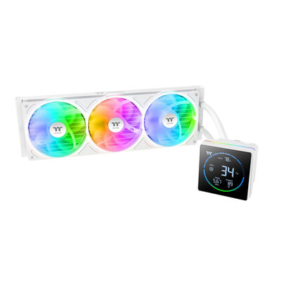 Thermaltake  TH360-S V3 ARGB Sync Snow CL-W472-PL12SW-A (360mm ARGB ホワイト) 