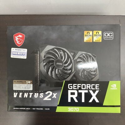 【福山ココローズ店】中古  MSI GeForce RTX 3070 VENTUS 2X 8G OC LHR（RTX3070 8GB） 3480038717 