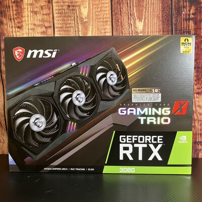 【富士青葉店】中古  MSI GeForce RTX 3080 GAMING X TRIO 10G (RTX3080 10G) 143511 