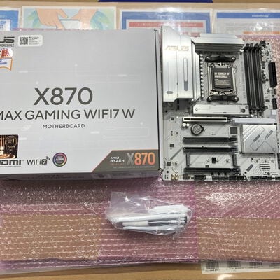 【宮崎恒久店】中古  ASUS X870 MAX GAMING WIFI7 W (X870 AM5 ATX DDR5) 5160000863 