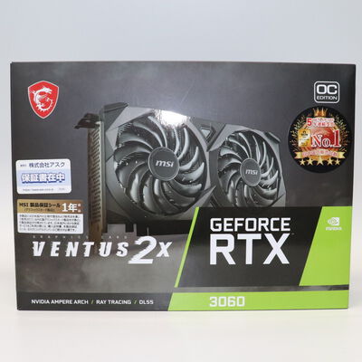 【札幌店】中古  MSI GeForce RTX 3060 VENTUS 2X 12G OC (RTX3060 12GB) 144777 