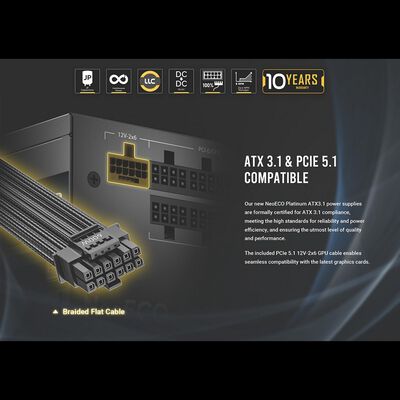 Antec  NE1000 PLATINUM ATX 3.1 (ATX 1000W) 
